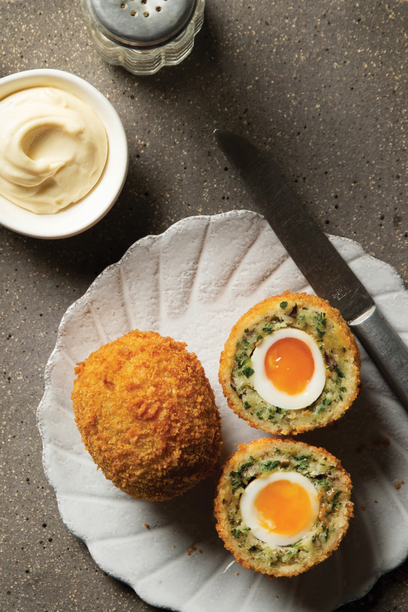 HESTON BLUMENTHAL’S AQUNA SCOTCH EGG BRANDADE